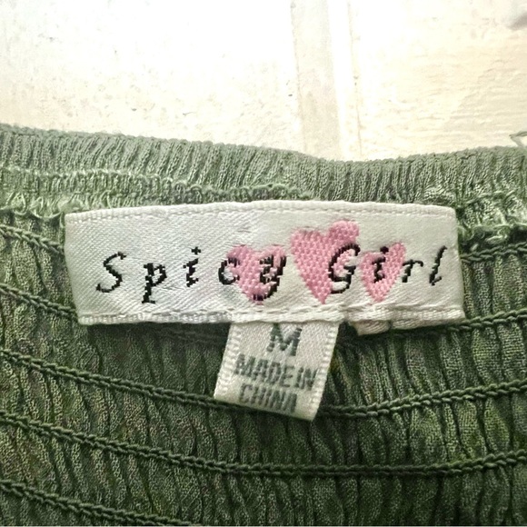 Strapless bandeau jumpsuit - Sage green - Spicy girl 🌶️ brand - size M - Picture 5 of 8
